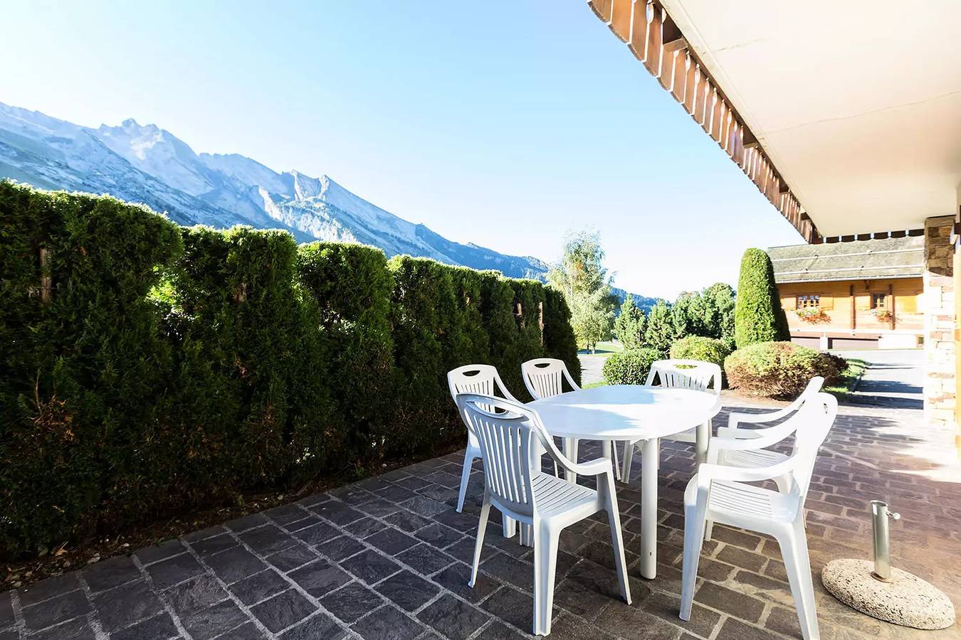 Apartamento entero, Chalet tierra con terraza sur, en pistas de esquí de fondo in Lac des Confins, La Clusaz