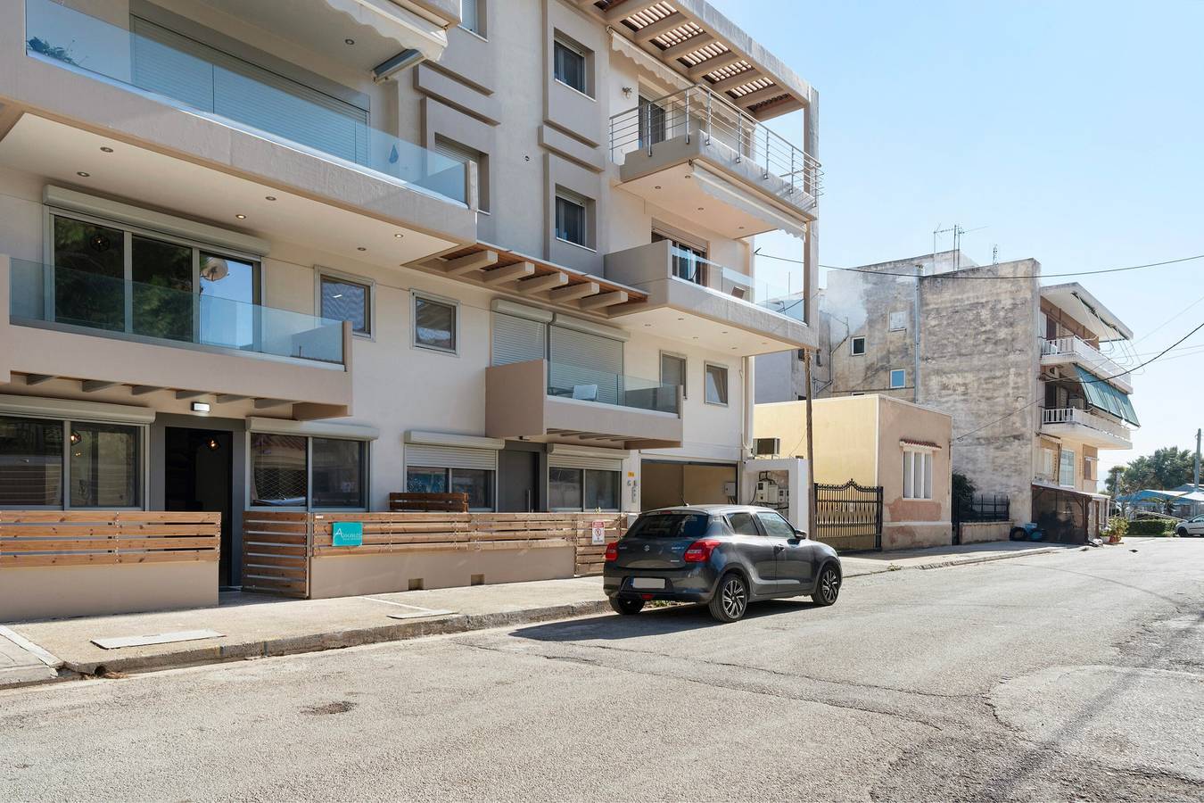 Ganzes Studio, Einzimmerapartment 'Meerseite' mit privater Terrasse, Wi-Fi und Klimaanlage in Artemida, Regionalbezirk Ostattika