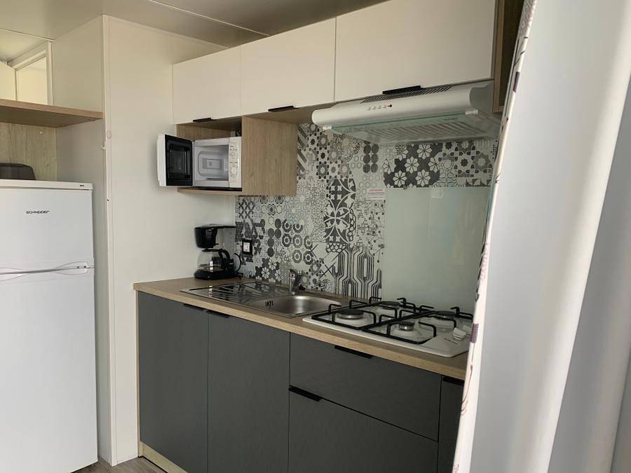 Camping Bellevue - Mobilhome 4 personnes - Catamaran 25m² Terrasse semi-couverte in Hillion, Côte de Goëlo