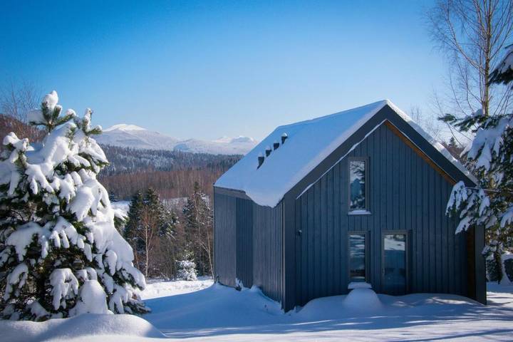 Apartament wakacyjny dla 6 osób, z ogród i widok oraz sauna w Bieszczady