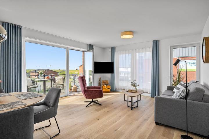 Ganze Wohnung, The View G01 Licht-Luft-Ebbe und Flut - Balkon, Grill, Pkw-Stellplatz in Badestrand Dagebüll, Dagebüll