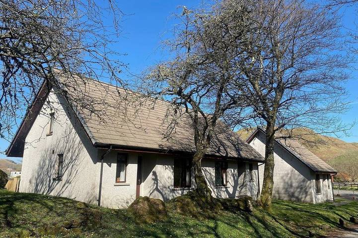 Log cabin for 5 people in Oban