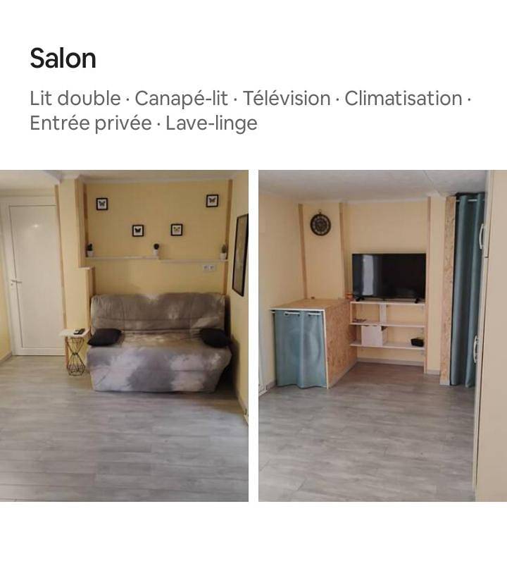 Appartement entier, T1 28m2 en Rdc avec jardin et piscine in Cabestany, Côte méditerranéenne (France)
