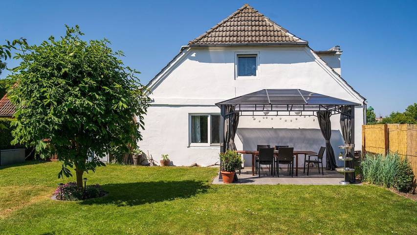 Ferienwohnung für 3 Personen, mit Garten am Salzhaff