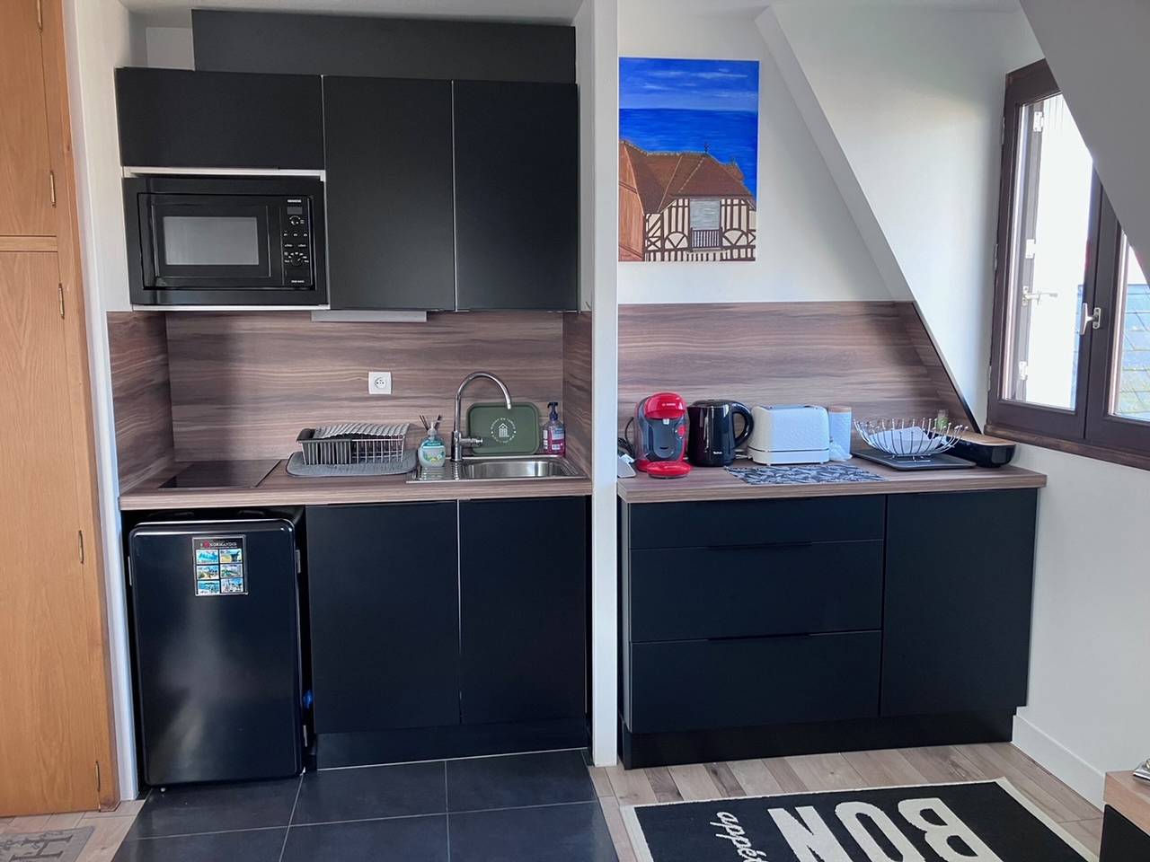 Ganze Wohnung, Schöne renovierte Familienmaisonette nahe Strand mit Balkon in Villers-sur-Mer, Lisieux und Umgebung