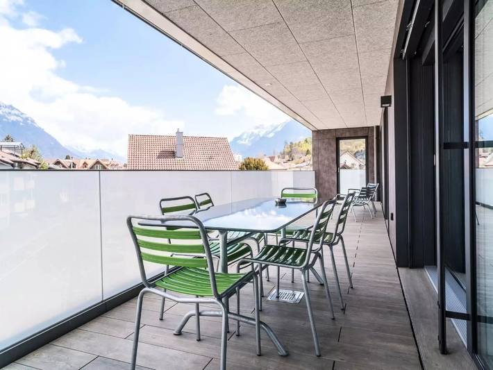 Gîte pour 4 personnes, avec balcon à Interlaken