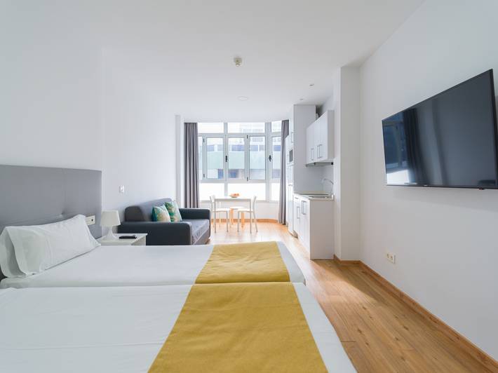 Studio för 2 Personer, med havsutsikt i Las Palmas