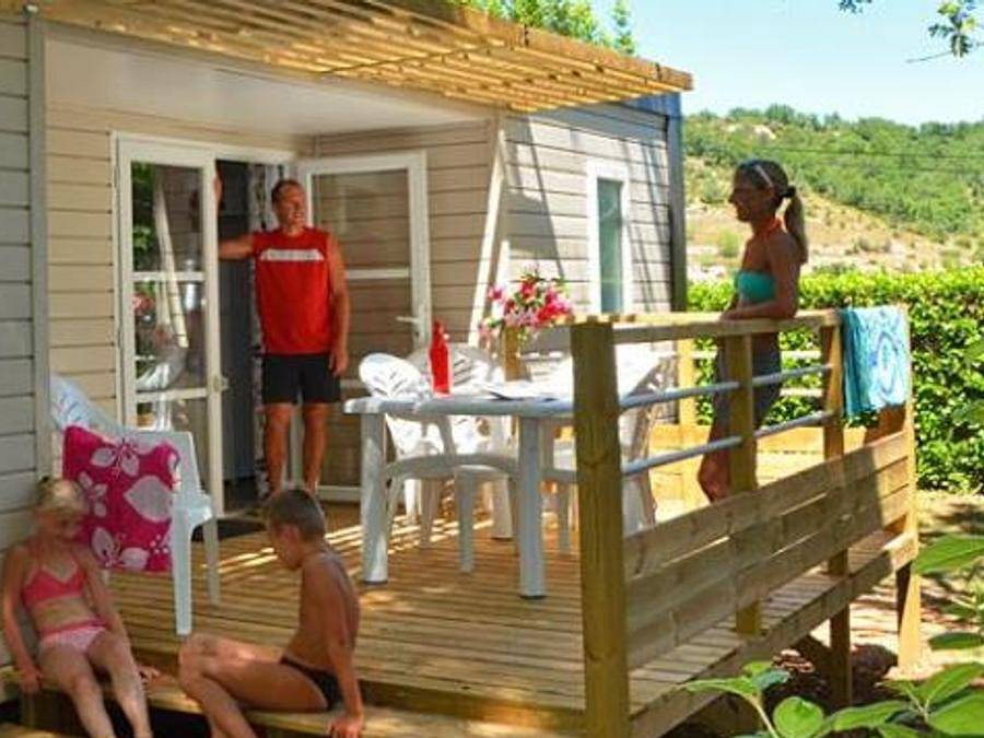 Camping Bel Air - Mobilheim 5 personen - Diamond in Berrias-et-Casteljau, Cevennen