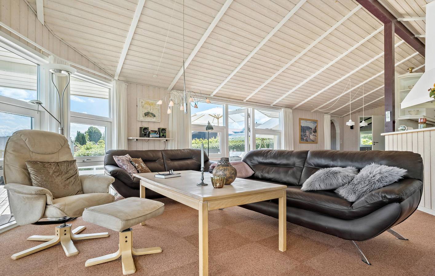 Vacation house for 6 people with yard in Bjert, Little Belt