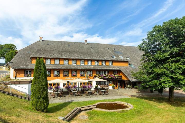 Hôtel pour 4 personnes, avec Terrasse et Jardin ainsi que Sauna et Vue