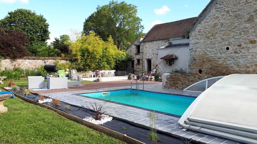 Maison de vacances pour 6 personnes, avec jardin et piscine
