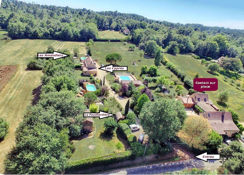 Gîte Les Amandiers - Domaine du Roc in Saint-Julien-de-Crempse, Périgord Pourpre