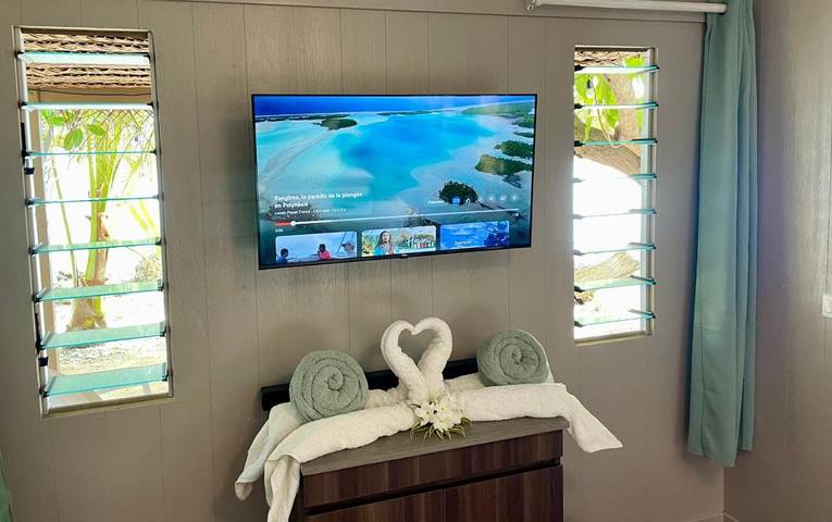 Location de vacances pour 2 personnes, avec jardin et vue dans Rangiroa - 2