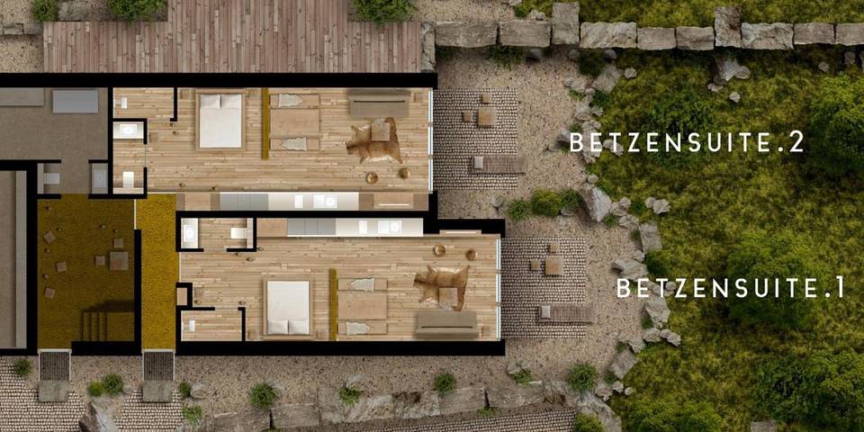 Ferienwohnung für 2 Personen, mit Terrasse und Garten sowie Ausblick in Betzenstein - 3