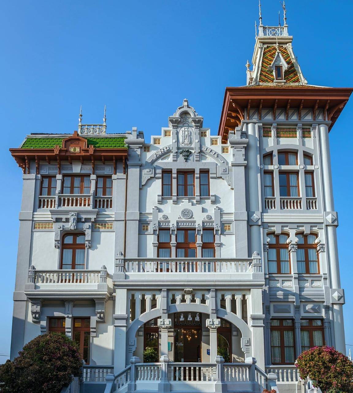 Hotel Villa Rosario, Palacete in Playa de Santa Marina (Ribadesella), Ribadesella
