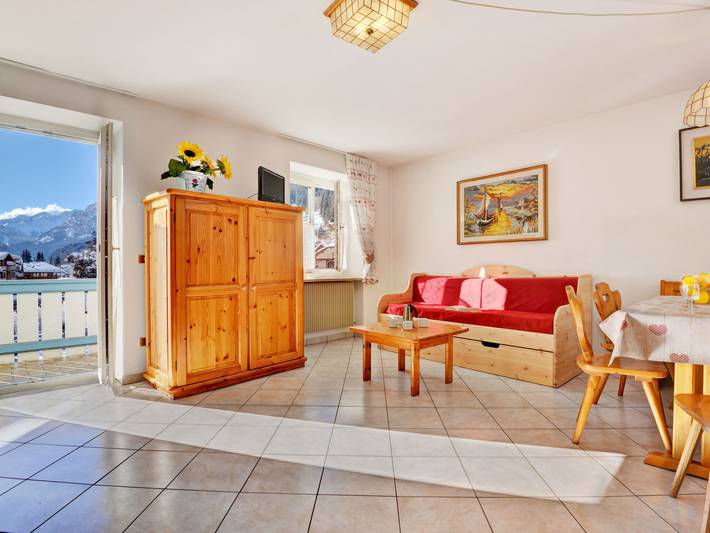 Vakantiewoning voor 6 personen, met balkon in Dolomiti Superski