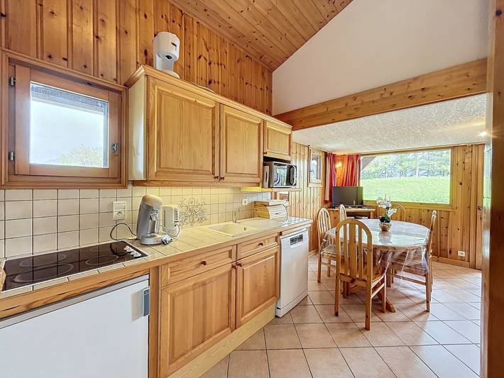 Location de vacances pour 6 personnes, avec Terrasse à Combloux