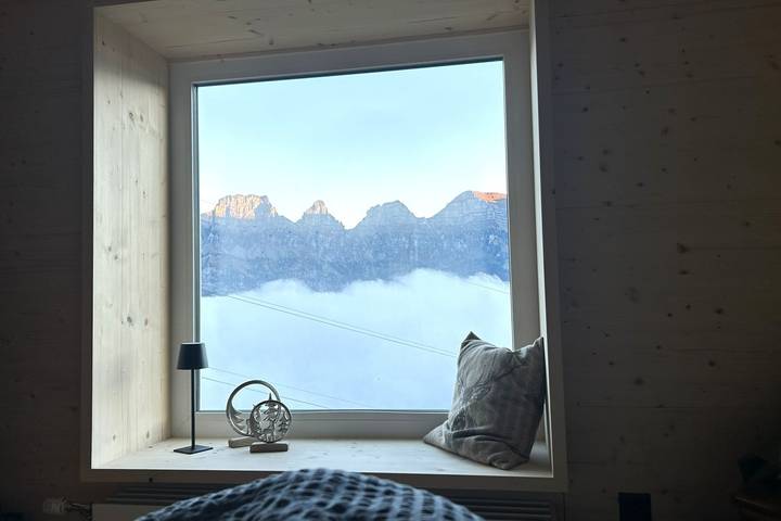 Ganze Ferienwohnung, Chalet Waldhüsli (Charmingstay) - 4.5-Zimmer-Chalet in Flumserberg Tannenbodenalp, Quarten