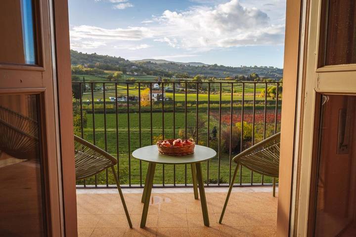 B&b per 3 persone, con Terrazza e Panorama a Bevagna