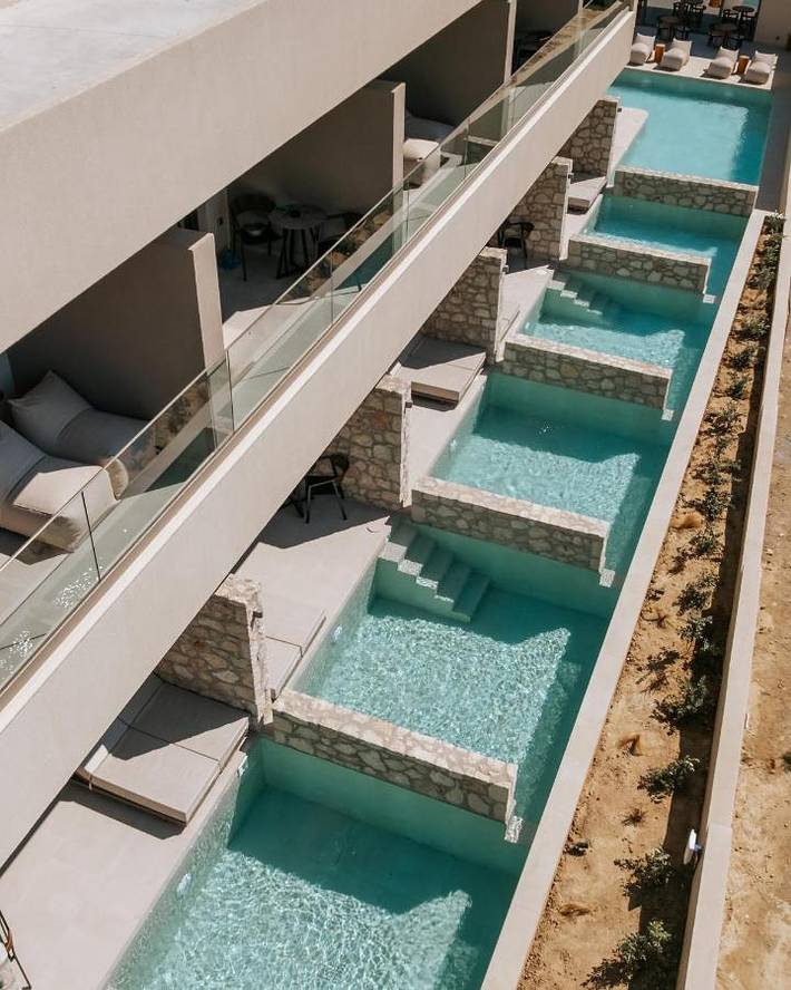 Hôtel pour 2 personnes, avec piscine ainsi que vue et jardin