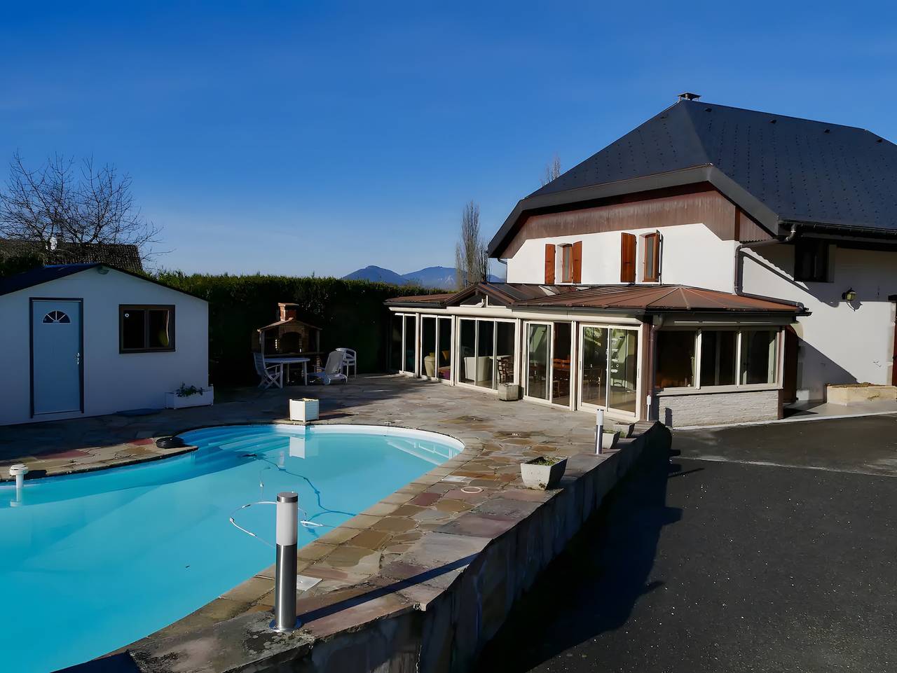 Landhaus „Le Clos Leonard“ mit privatem Pool, Terrasse und Wlan in La Balme-de-Sillingy, Annecy und Umgebung