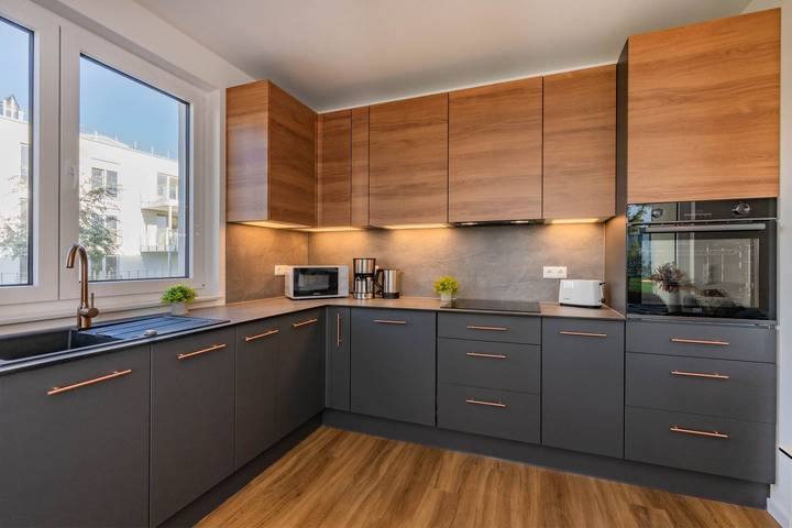 Ganze Wohnung, Moderne Ferienwohnung mit Terrasse, Sauna & Freizeitbereich in Zirchow, Usedom