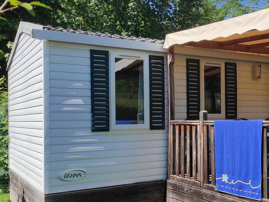 Camping d'Arpheuilles - Mobilheim 6 personen - Mobilheim 31 m² / 3 Zimmer + Tv + Klimaanlage 6 Pers. in Saint-Paul-de-Vézelin, Roanne und Umgebung