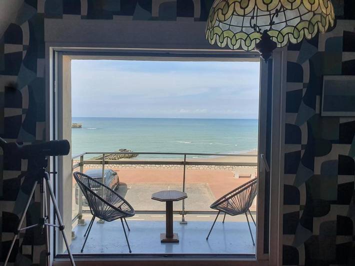 Maison de vacances pour 5 personnes, avec Balcon et Vue dans Plage du Portel