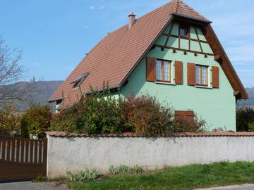 Gîte pour 4 personnes, avec jardin à Scherwiller