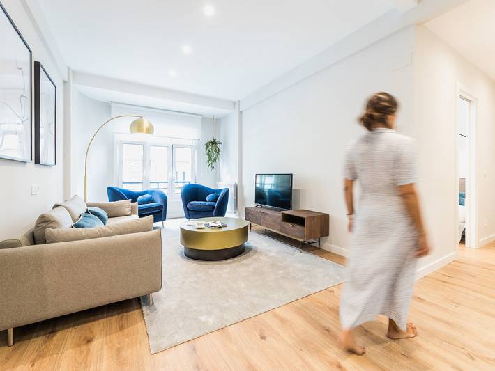 Ferienwohnung für 6 Personen, mit Balkon