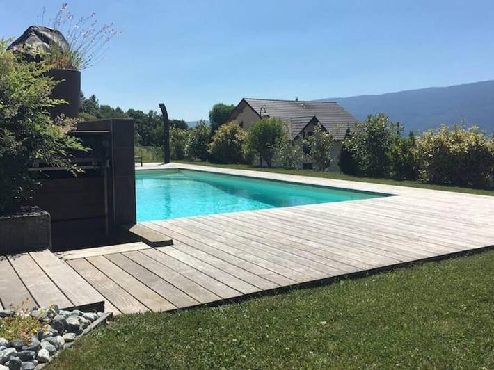 Gîte pour 5 personnes, avec jardin ainsi que vue et piscine à Pugny-Chatenod - 3