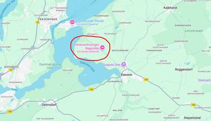 Ferienwohnung für 4 Personen, mit Terrasse in Dassow
