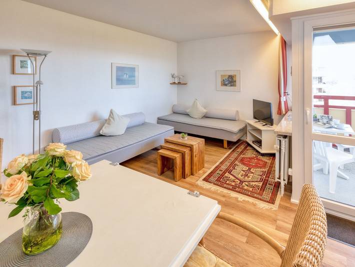 Ferienwohnung für 2 Personen, mit Balkon und Sauna sowie Pool in Duhnen