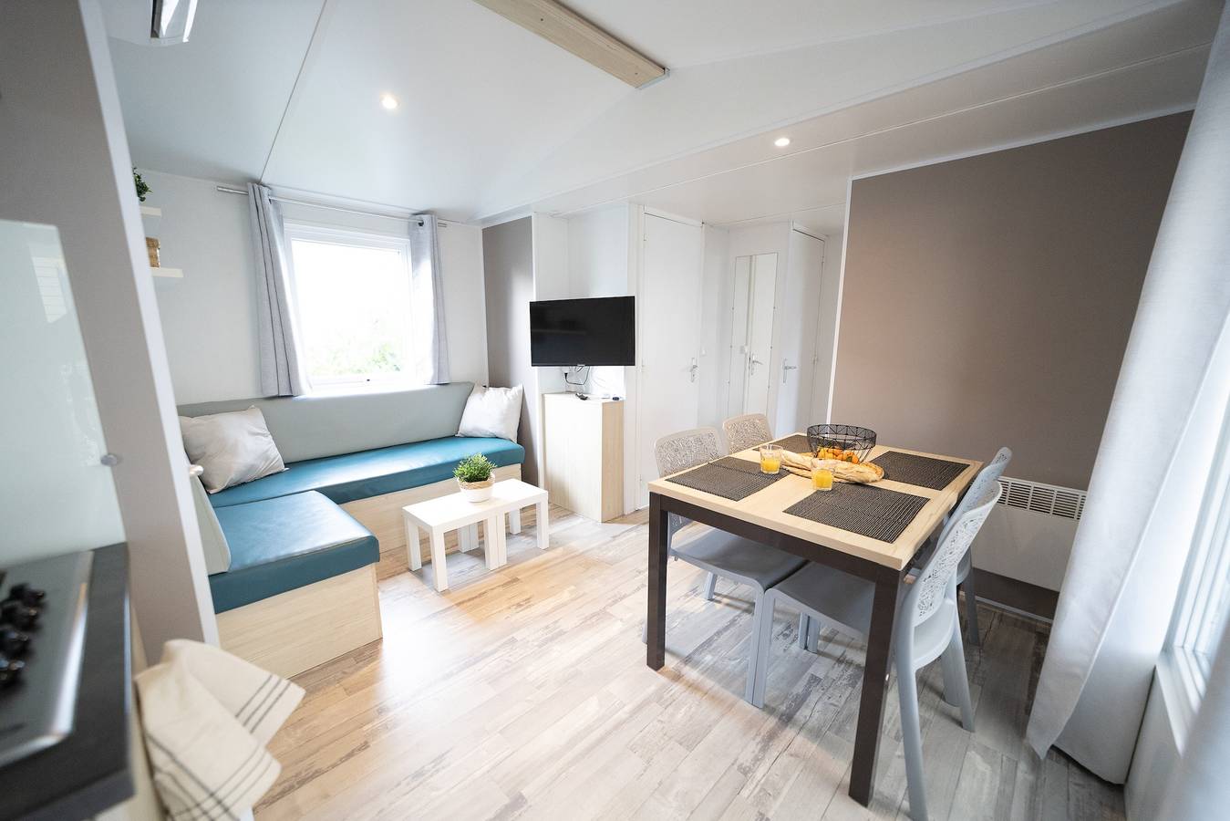 Mobilheim Camping Castellas 4 Sterne in Sète in Sete, Mittelmeerküste (Frankreich)