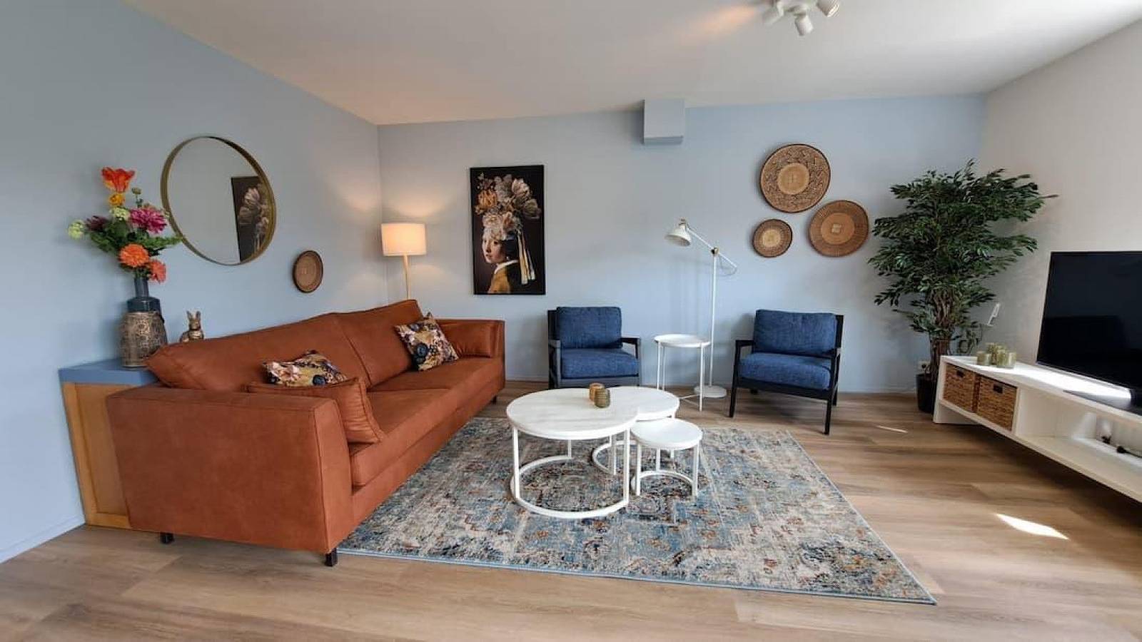 Komfortables 4-Personen Ferienhaus mit Balkon, Bad und Garten, in der Nähe von Leiden in Roelofarendsveen, Groene Hart