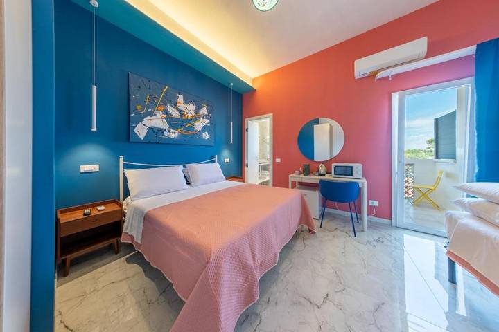 B&b per 2 persone, con balcone e panorama in Leporano