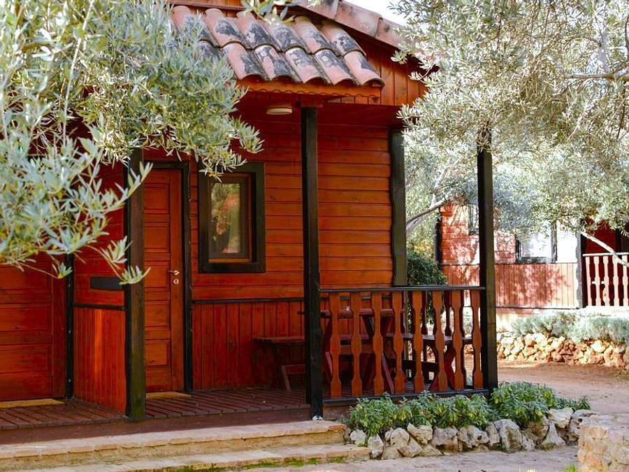 Camping Alquezar - Bungalow 2 personnes - Bungalow pas de cuisine lit double in Alquézar, Province de Huesca