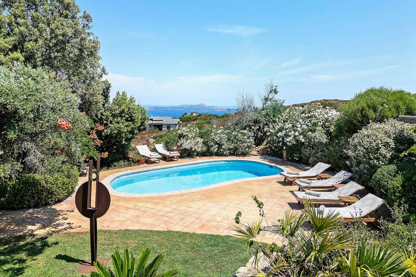 Villa nido del cuculo on the costa smeralda in Arzachena, Costa Smeralda