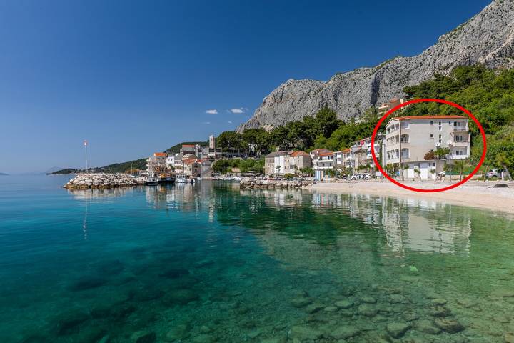 Apartament wakacyjny dla 3 osób, z balkon w Drašnice