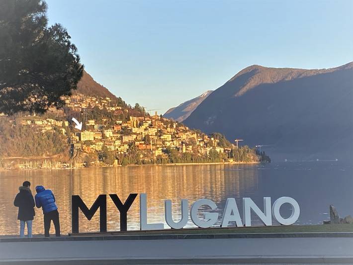 Ferienwohnung für 2 Personen, mit Balkon und Terrasse sowie Seeblick in Lugano - 3