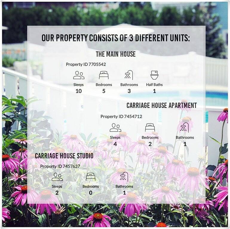 Ganze Wohnung, Carriage House Studio mit wunderschönem Pool im Herzen von Ogunquit in Ogunquit, York County