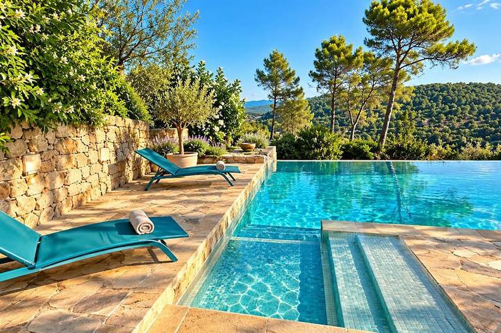 L 'Olivade Gran Villa Reciente Con Vista Panorámica in Entrecasteaux, Región Brignoles