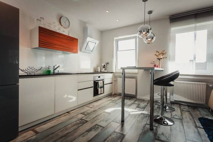 Ferienwohnung für 2 Personen, mit Terrasse und Garten sowie Sauna