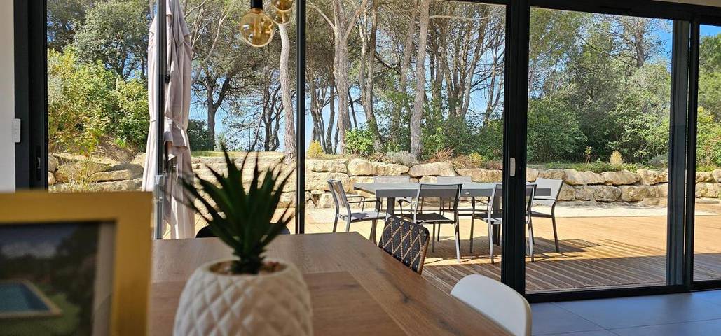 Ferienhaus für 6 Personen, mit Ausblick und Garten sowie Pool in Carpentras