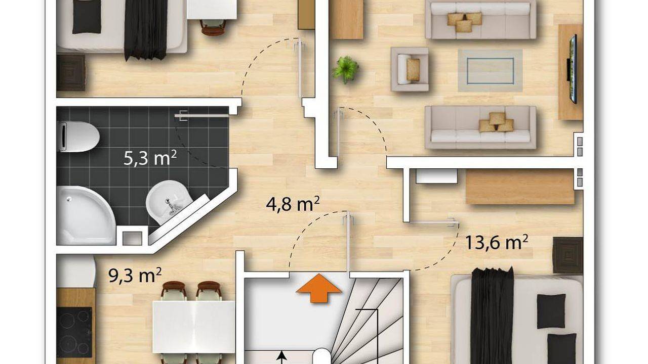 Ganze Ferienwohnung, Ferienwohnung für 4 Personen (70 m²) in Bad Orb in Bad Orb, Main-Kinzig-Kreis