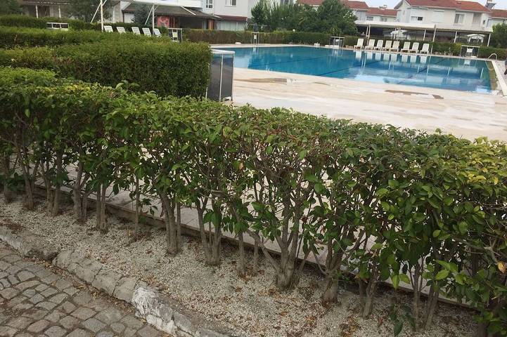 Duplex Villa with Shared Pool & Private Garden in Dikili in Kabakum Mahallesi, Türkische Ägäis