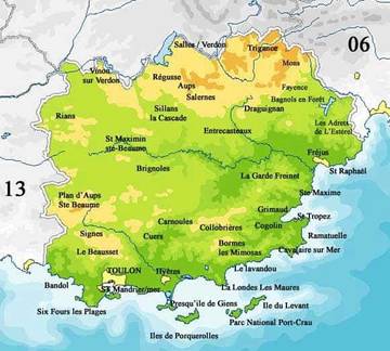 Chambre d’hôte pour 2 personnes, avec vue et terrasse à Figanières