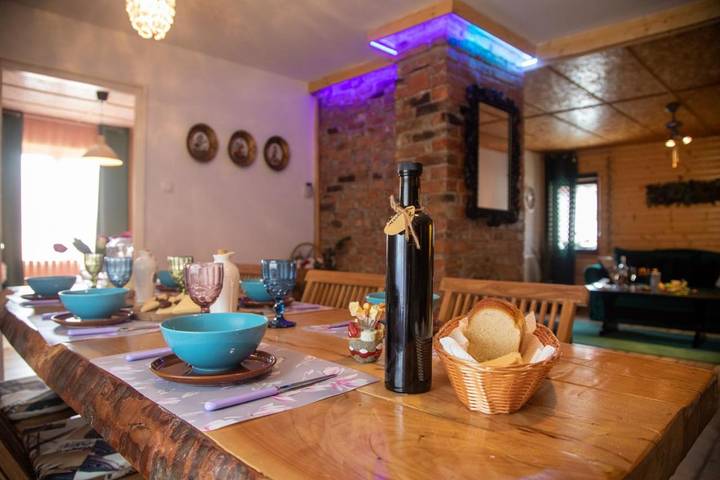 Chalet für 6 Personen, mit Garten und Sauna sowie Ausblick, mit Haustier - 1