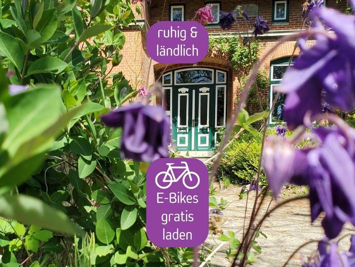 Ferienwohnung für 3 Personen, mit Garten und Ausblick in Krokau
