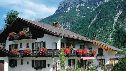 Cottage pour 2 personnes, avec balcon et sauna à Mittenwald